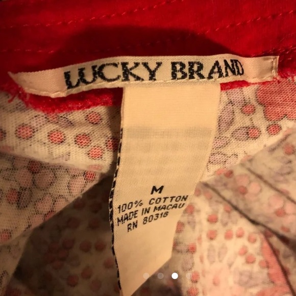 Lucky red floral long sleeve - Picture 2 of 3